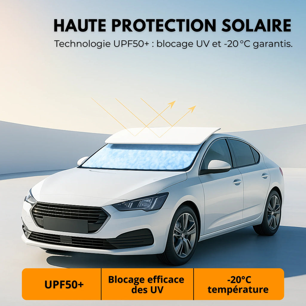 Pare-Soleil Pare-Brise Pliable – Protégez votre voiture de la chaleur et des rayons du soleil