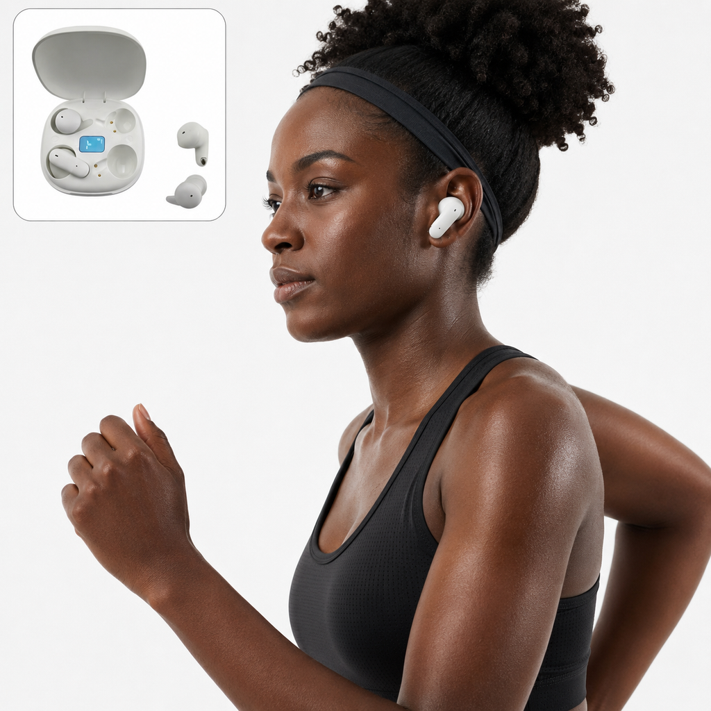 Écouteurs Bluetooth TWS 2-en-1 – Jour & Nuit