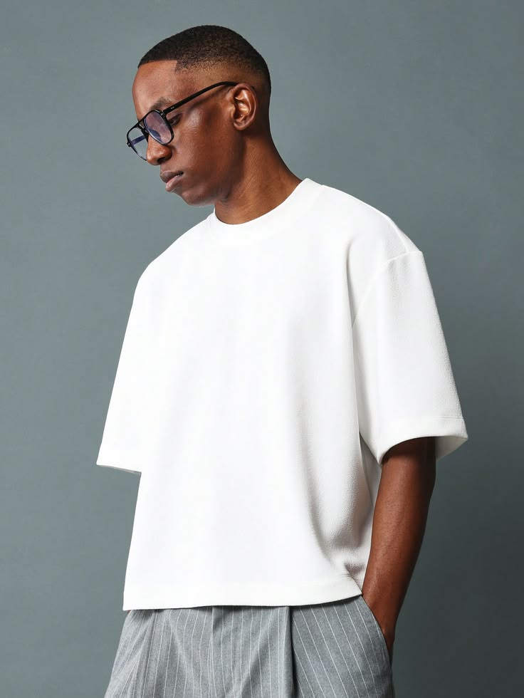 T-Shirt Neutre Premium 100% Coton – Doux et bien lourd 350g