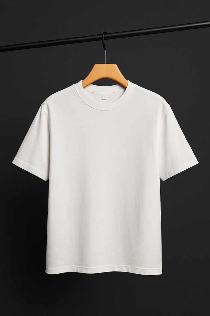T-Shirt Neutre Premium 100% Coton – Doux et bien lourd 350g